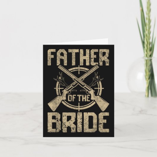 花おもしろい嫁の狩りの父 カード (正面)