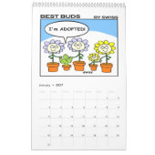 花おもしろい漫画庭師漫画カレンダー カレンダー (1月 2027)