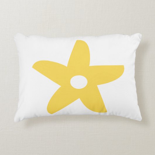 花おもしろい装飾用クッション アクセントクッション (正面)