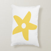 花おもしろい装飾用クッション アクセントクッション (裏面(縦))