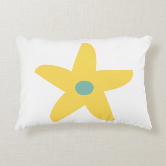 花おもしろい装飾用クッション アクセントクッション (正面)