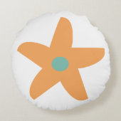 花おもしろい装飾用クッション ラウンドクッション (裏面)