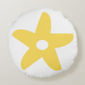 花おもしろい装飾用クッション ラウンドクッション (裏面)