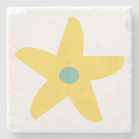 花おもしろい ストーンコースター (正面)