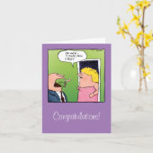 花およびキャンデーの漫画の結婚式の招待状 カード (黄色い花)