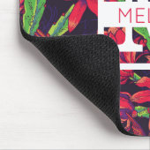 花およびハチドリは|あなたの名前を加えます マウスパッド (コーナー)