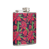 花およびハチドリ フラスク (右)