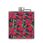 花およびハチドリ フラスク (裏面)