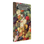 花およびフルーツが付いている静物画 ミニクリップボード (アングル)