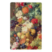 花およびフルーツが付いている静物画 ミニクリップボード (裏面)