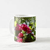 花およびヤシの木 コーヒーマグカップ (正面左)
