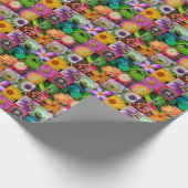 花および創造物の包装紙 ラッピングペーパー (角)