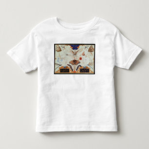 花および昆虫1591年が付いている二部作 トドラーTシャツ