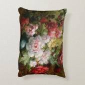 花および楽譜の静物画 アクセントクッション (裏面(縦))