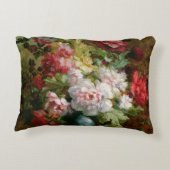 花および楽譜の静物画 アクセントクッション (裏面)