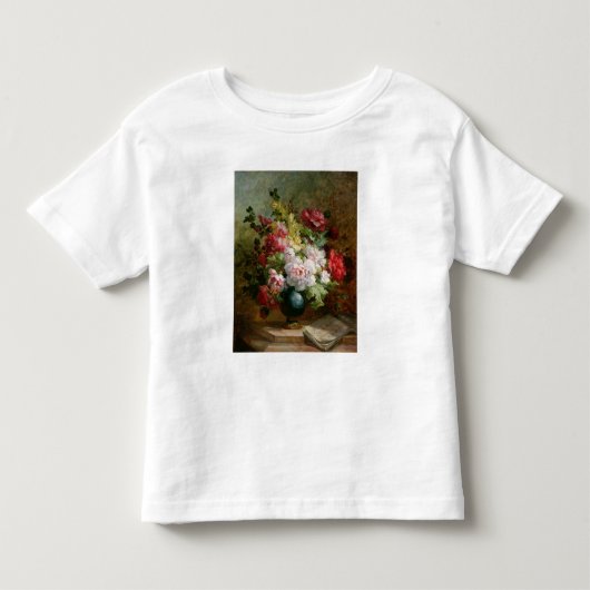 花および楽譜の静物画 トドラーTシャツ (正面)