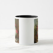 花および楽譜の静物画 マグカップ (中央)