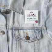 花および石、5年をあなたのfaを離れて取るため… 缶バッジ (インサイチュ)