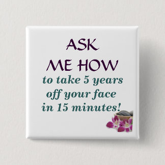 花および石、5年をあなたのfaを離れて取るため… 缶バッジ