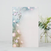 花および蝶 便箋 (スタンド正面)