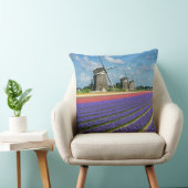 花および風車の装飾用クッション クッション (椅子)