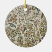 花および鳥(モザイク)が付いている天井の装飾 セラミックオーナメント (裏面)