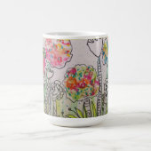 花お洒落のマグ コーヒーマグカップ (中央)