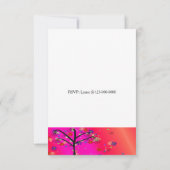 花お洒落の多い木 招待状 (裏面)