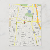 花お洒落の木の結婚方向札 エンクロージャーカード (裏面)