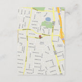 花お洒落の木の結婚方向札 エンクロージャーカード (裏面)