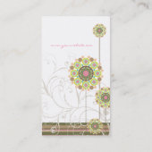 花お洒落の点開花と旋モダン回 名刺 (裏面)