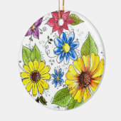 花お洒落カラフル園 セラミックオーナメント (左)