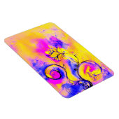 花お洒落ピンク黄紫 マグネット (右側)