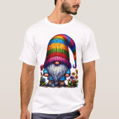 花お洒落付きガーデン格言 Tシャツ (正面)