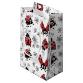 花お洒落付きラディバグ スモールペーパーバッグ (正面アングル)