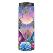 花お洒落冠の恐竜 タンブラー (裏面)