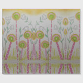 花お洒落包み紙 ラッピングペーパー (フラット)