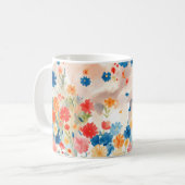 花お洒落園に咲く狼 コーヒーマグカップ (正面左)