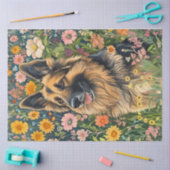 花お洒落園のドイツの羊飼い 薄葉紙 (クラフト)