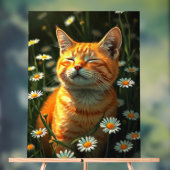 花お洒落園の猫 アクリルサイン (ニュートラル)