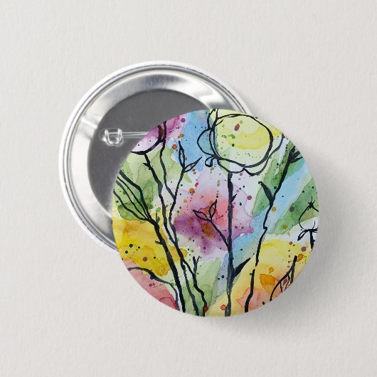 花お洒落園 缶バッジ (正面&裏面)