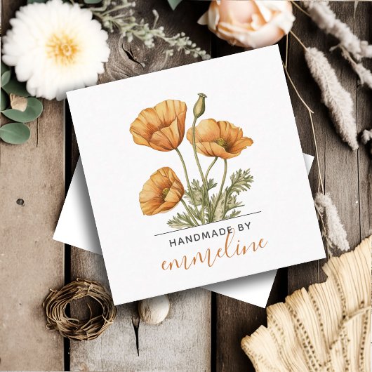 花お洒落工人手作 スクエア名刺