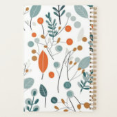 花お洒落柄 プランナー手帳 (裏面)