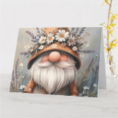 花お洒落格言：愛らしい水彩画 カード (黄色い花)