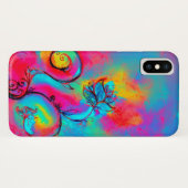 花お洒落桃色 Case-Mate iPhoneケース (裏面(横))
