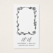 花お洒落縁どジュエリー表示カード (正面)