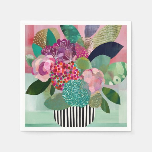 花お洒落花 スタンダードカクテルナプキン (正面)