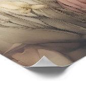 花お洒落芸術の分野でのロマンチックな妖精 ポスター (角)