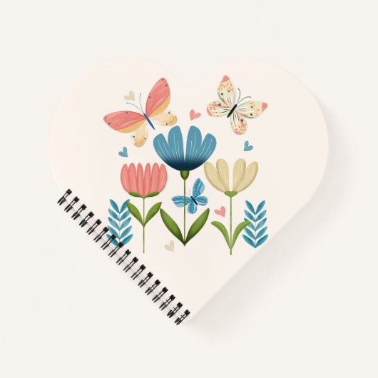 花お洒落蝶 ノートブック (正面)