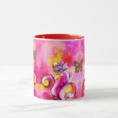 花お洒落蝶 マグカップ (中央)